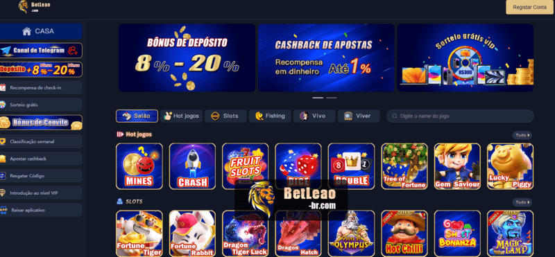 Bônus e promoções do cassino Betleao